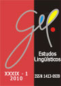 Estudo linguistico - XXXIX - n. 1 - 2010 